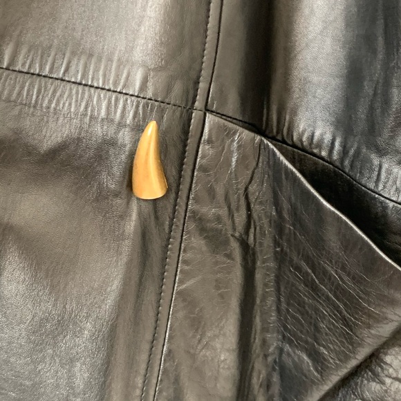 Vintage VERICCI Genuine Soft Leather USA Sz XS - Picture 7 of 9